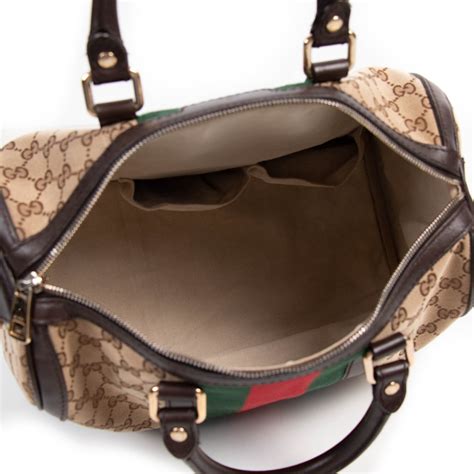 boston vintage web gucci|Gucci vintage web boston bag .